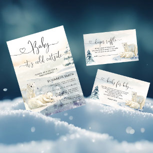 Poster Cartes et cadeaux Ours polaire