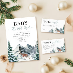 Serviette En Papier Bébé Il fait froid à l’extérieur du Baby shower fo