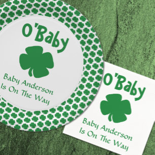 Invitation O'Baby St Patrick's Day Baby shower