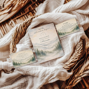 Invitation Fête de mariage : Que l'aventure commence