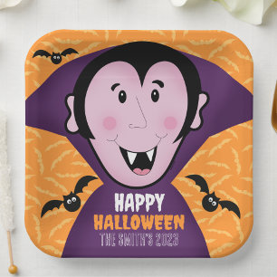 Carte Vampire Dracula Bats Enfants Joli Halloween