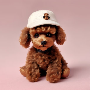 Invitations En Acrylique Poodle Party Pup