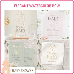 Invitation En Aluminium Fête de Naissance Élégante Blanche et Propre avec 