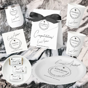 Ballotins Noir & Blanc Félicitations Diplômés