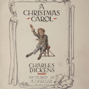 Charles Dickens' A Christmas Carol (1914) Inpakpapier Vel