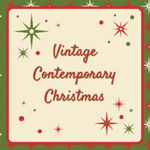 Ruban En Satin Sucre de canne de Noël élégant et Vintage