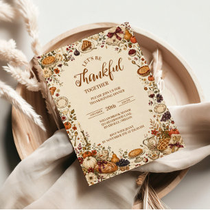 Bevallige Whimsical Thanksgiving Feest Servet