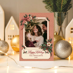 Elegant Heritage Coquette Kerstmis Rubberstempel