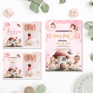 Invitation Fairy First Girl's 1st Birthday
