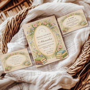 Invitation Nouveau Chapitre Garden Books Enterrement de Vie d