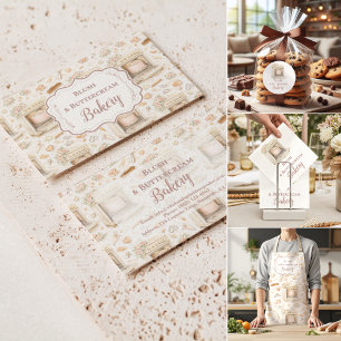 Autocollant Pour Fenêtre Entreprise de Boulangerie Patisserie Vintage Luxe