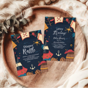 Serviette En Papier Baby shower de pirates marins