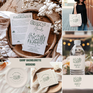 Invitation Itinéraire du week-end de bachelorette