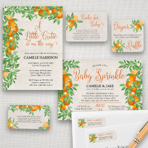Carte D'accompagnement Poème de caleçon Citrus Orange Neutre