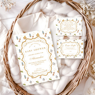 Invitation Baby Shower Fantaisiste Safari Céleste