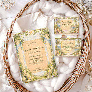 Serviette En Papier Fête de bébé Olive Garden grecque