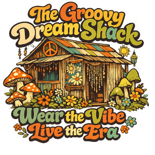 T-shirt met vintage 70's stijl 'Old Soul, Free Spi