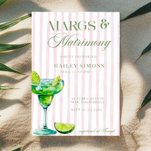 Poster Margs & Matrimony Lime Margarita Enterrement de Vi