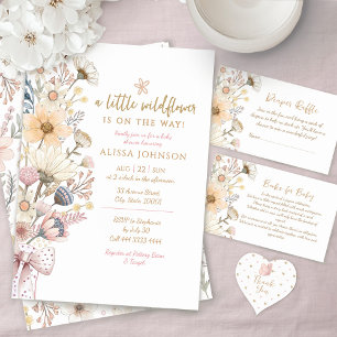 Ballotins Petit Ballotin de Baby shower Floral Fleur sauvage