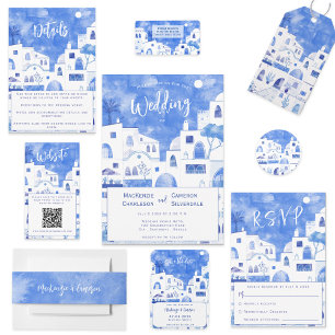 Invitation Magnétique Mariage Santorin