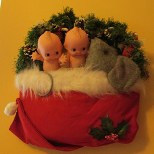 Vrolijk kerstfeest van de Drie van ons Feestdagen Kaart