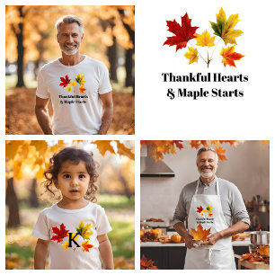 T-shirt feuilles vintages d'érable - Remerciements