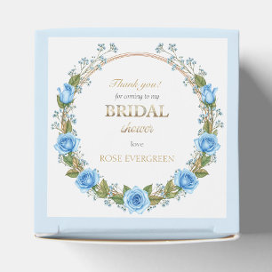 Signe De Table Dusty Blue Roses Respiration bébé Cartes et cadeau