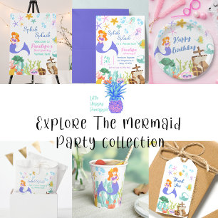 Invitation à la fête d'anniversaire de la Sirène