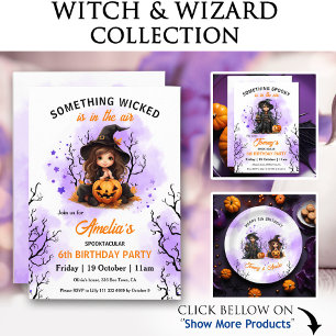 Serviette En Papier Halloween Anniversaire Cute Little Witch Papier se