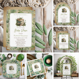 Invitation Notre prochain chapitre commence le Baby shower de