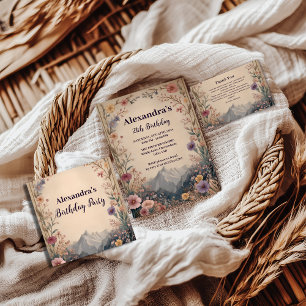 Invitation Anniversaire de Wildflower Mountain