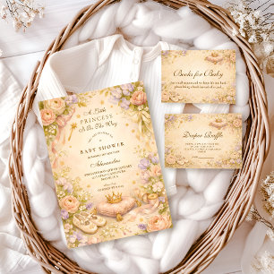 Invitation Baby Shower Princesse Rêveuse Star