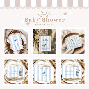 Invitation Le Baby shower de golf du garçon