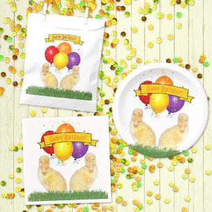 Invitation Ballons colorés Colorful Ballons Enfants Anniversa