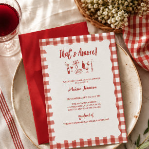 Invitation Carton d'invitation de fiançailles That's Amore It