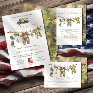 Petit soldat de l'armée Affiche de bienvenue Cloth
