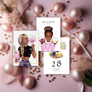 Carte De Remerciements Le thème du vin