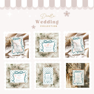 Invitation Mariage côtier à main