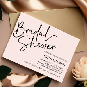 Tote Bag Fête des mariées manuscrite de script moderne