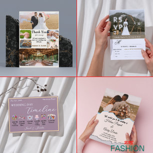 Sticker Cœur Mariage Arrière - plan noir Feuille blanc Thankyou