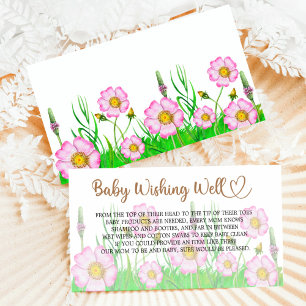 Fleur sauvage Baby in Bloom Baby shower Menu