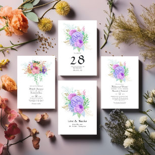 Invitation Mariage de printemps floral