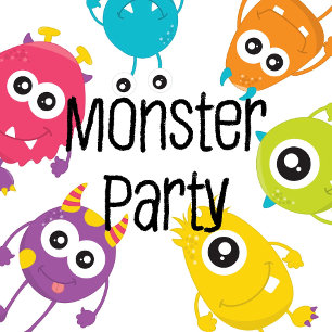 Notre Petit Monstres Invitation de fête d'annivers