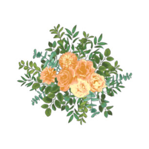 Invitation Pêcher Rose Mariage Floral Printemps