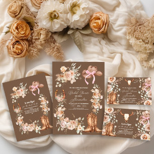 Serviette En Papier Boho Floral Western Fête des mariées