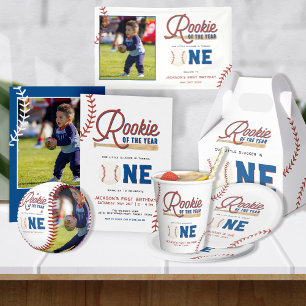 Banderoles Rookie de l'année Baseball 1er anniversaire fête