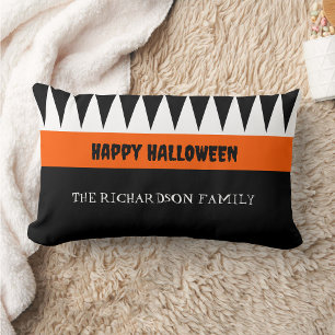 Linge De Cuisine Happy Halloween Orange Black Personnalisé