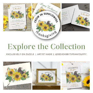 Serviette En Papier La Corneille d'action de grâce en famille dans les