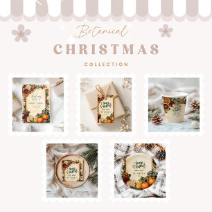 Cartes Pour Fêtes Annuelles Photo Noël d'orange et de fruits séchés rustiques