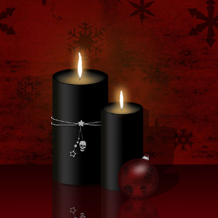 Gothic Kerstkaarles Ornament Feestdagen Kaart